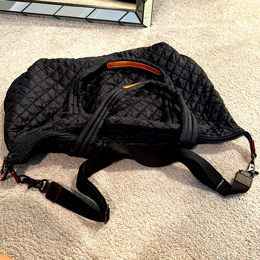 MZ Wallace quilted cross body bag w shoulder straps